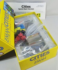 CITIES Board Game Z-Man Games City Building Strategy Tile Puzzle ▪︎ Complete