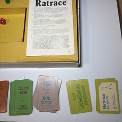 Vintage 1974 RATRACE Board Game Waddingtons House of Games Canada Missing Pieces