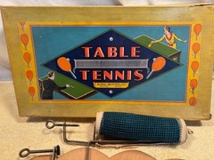 Antique 1920/1930’s TABLE TENNIS – Marks Brothers Co. Boston. In box.
