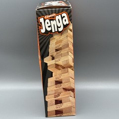 Jenga Classic Game Genuine Hardwood Blocks Stacking Tower Game For 1 Or More New