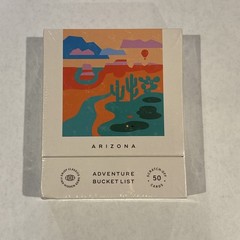 Arizona Adventure Bucket List 50 Scratch-Off Cards for Outdoor Activity SEALED