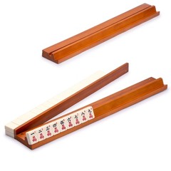 Yellow Mountain Imports American Mahjong Set Mojave Ivory Brown Case Racks