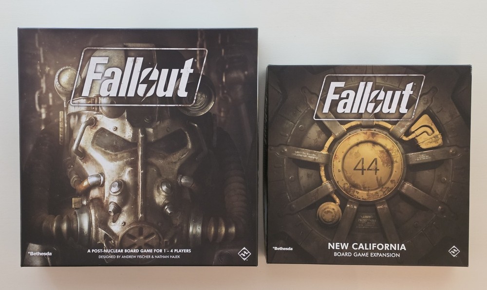Fallout Board Game + New California Expansion Fantasy Flight Games – Gently Used