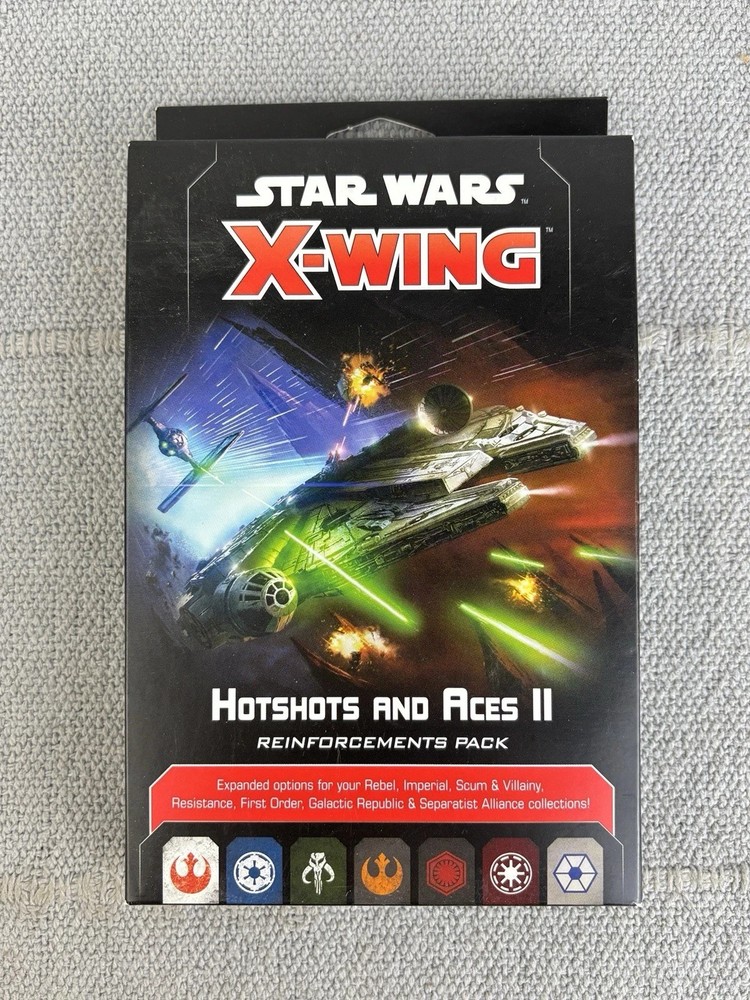 Star Wars X-Wing Hotshots and Aces II Reinforcement Pack 2022 Asmodee F3