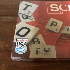 Scrabble Board Game – Crossword NEW Factory SEALED – 2013 Hasbro COMPLETE