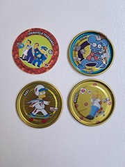 Vintage THE SIMPSONS Antique Tazos Taso Pogs