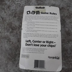 George & Co. LCR Game Left Center Right Dice Family Game NEW