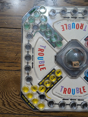 Vtg 1965 POP-O-MATIC Trouble Board Game (Board Only) Kohner Bros. *READ