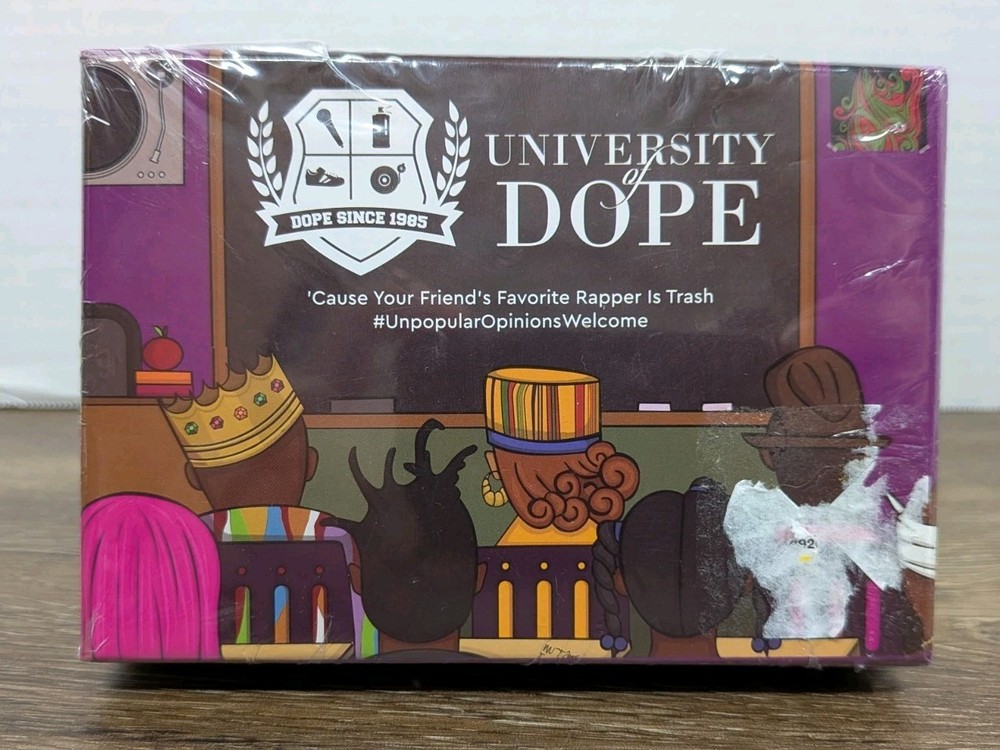 University of Dope A Disrespectful Party Game for Hip Hop Lover Rapper Party NEW
