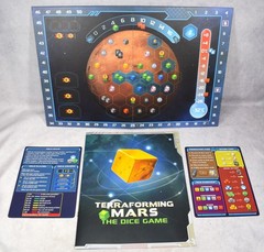 Terraforming Mars Dice Card Game, Complete, Mint to Near Mint, Cards in Plastic