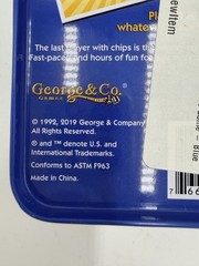 The Original LCR Left Center Right Dice Game Blue Tin George & Company