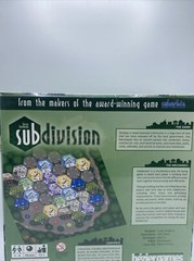 Subdivision The Board Game NEW Family Teen Fun Games Amazing!
