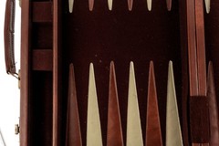 Vintage Pro Tournament Backgammon Set For Restoration 70-80s 23.5″ 1.4″ Checkers