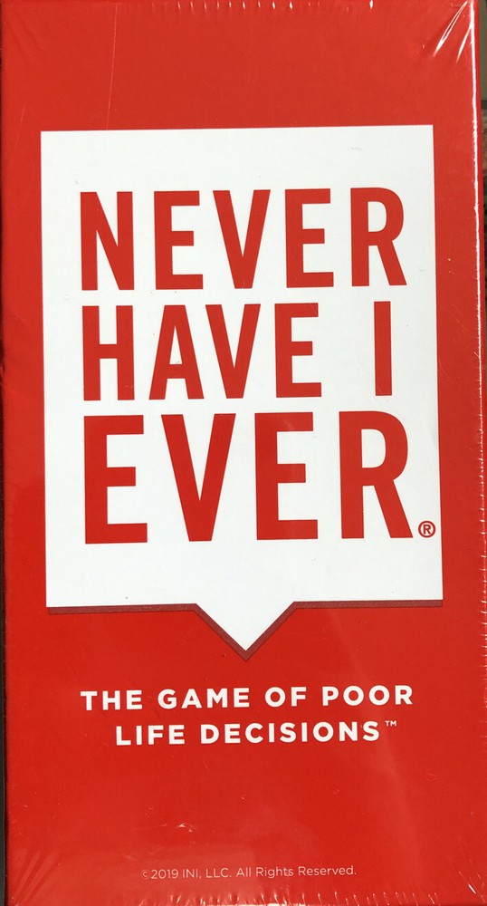 Never Have I Ever – The Game of Poor Life Decisions NEW sealed