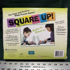 SQUARE UP! Board Game – MindWare – Puzzle Pattern Challenge – Complete – Rubik