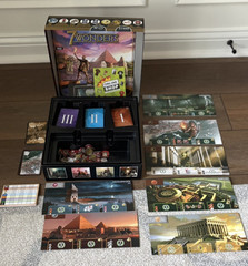 7 Wonders Board Game–Complete– Repos Production 2010 Edition Great Condition