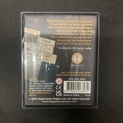 Hegemonic Project Board Games Historical Events Expansion Box SW