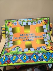 Vintage 1992 Marvel Comics Super Heroes Game Pressman 4441 Incomplete