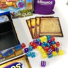 THE TOWERS OF ARKHANOS BOARD GAME idw English Multilingual 2019 oop COMPLETE EUC