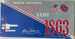 Civil War Board Game 1863 -Parker Brothers – 85% Complete -see description -good