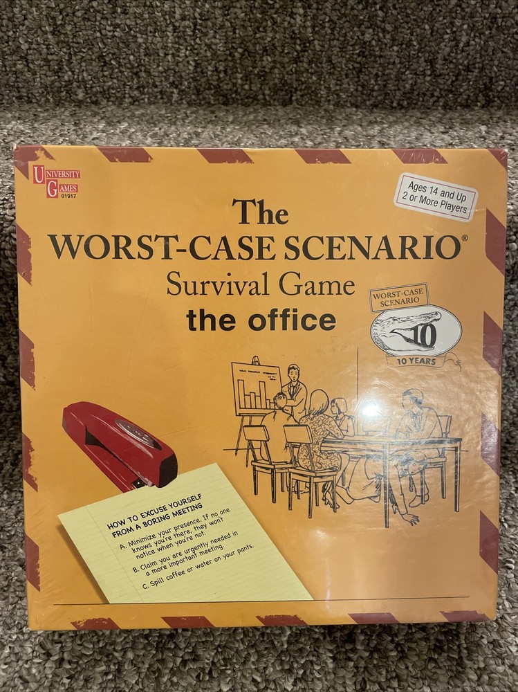 Bored Buster – WORST CASE SCENARIO Survival Board Game THE OFFICE 0405 10 Years