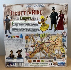 Ticket to Ride Europe Board Game 2015 Days Of Wonder Complete Excellent