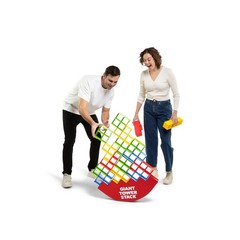 🏰 Giant Tower Stack – Fun for All Ages 🎉FREE SHIPPING!!!!!