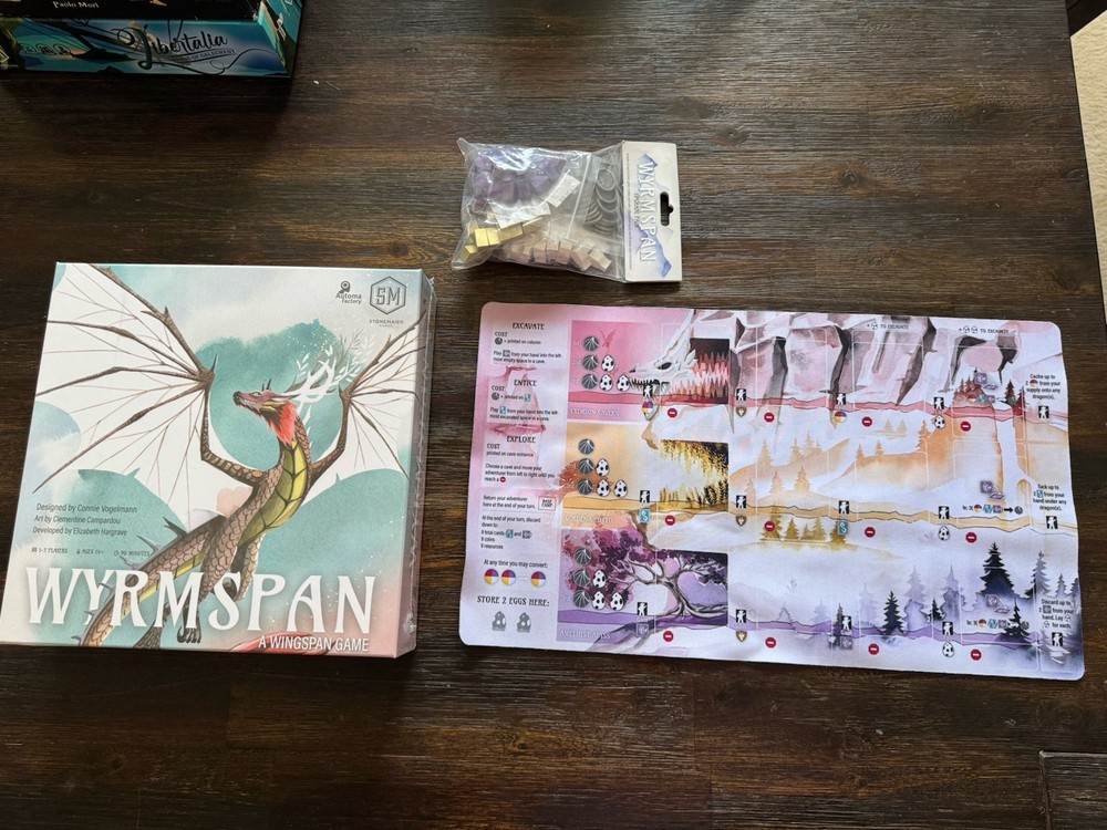 Wyrmspan Board Game by Stonemaier New Sealed With May And Upgrade Pack