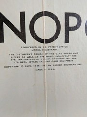 Vintage 1961 Monopoly Board Game Rare Original Old Complete Excellent Condition