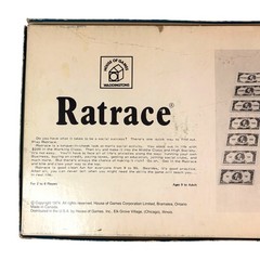 Vintage 1974 “Ratrace” Board Game Social Climbing Waddingtons 70s 100% COMPLETE!