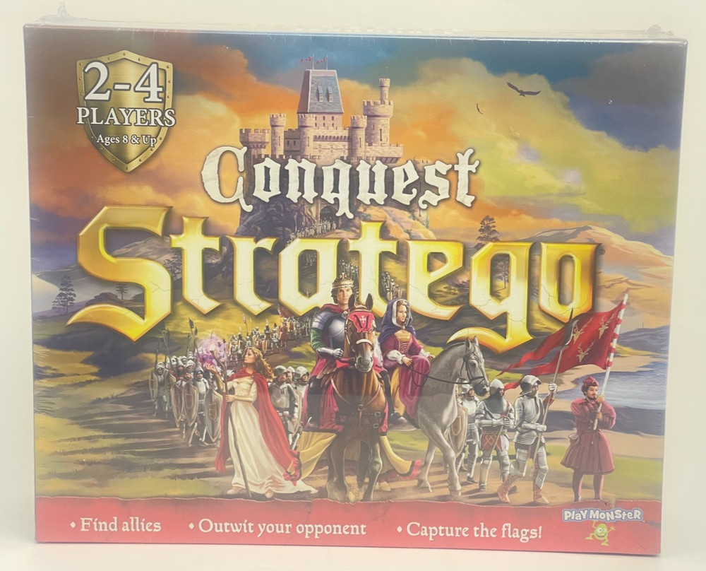 Stratego Conquest Board Game Play Monster 2-4 Players 2016 – NEW/SEALED