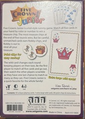 FIVE CROWNS JUNIOR Strategy Card Game 2013 SET NEW Sealed
