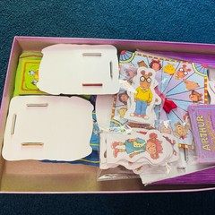 Arthur Goes to the Library Milton Bradley 1996 Kids Book Matching Game 100%