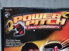 POWER PITCH CATAPULT LAUNCHED HORSESHOES 2005 BY MONKEY BUSINESS SPORTS