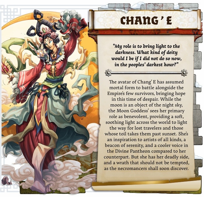 Zombicide: White Death Chang E’ and Hou Yi – Kickstarter Exclusive