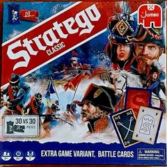 Stratego: Classic War Strategy 2024 Xtra Game Variant Battle Cards Jumbo SEALED