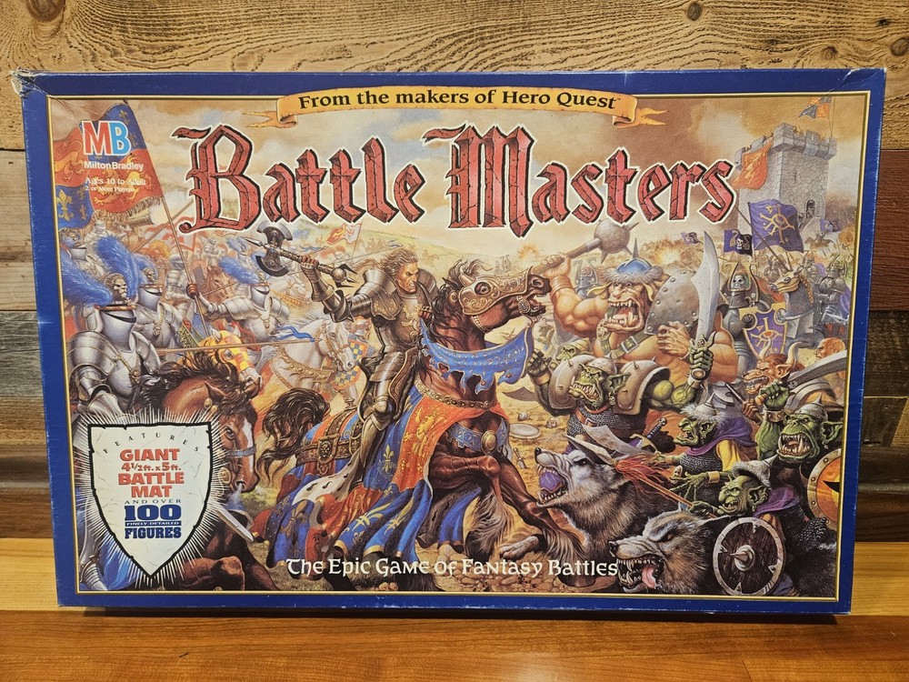 Battle Masters: The Epic Game of Fantasy Battles-1992-INCOMPLETE -Milton Bradley