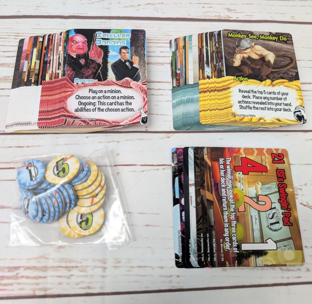 Smash Up Science Fiction Double Feature Board Card Game AEG *No Box or Manual