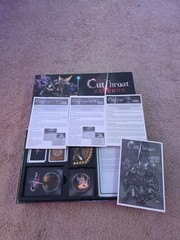 Cutthroat Caverns – Board Game – With Expansions OOP Relics Deeper Tombs Fresh