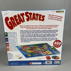 GREAT STATES BOARD GAME GOLD SEAL BEST TOY AWARD WINNER TRIVIA GEOGRAPHY NEW