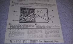 VTG 1948 Nu-Age Industries Pant-O-Graf Drawing Art Game Leominster, MA USA w/Box