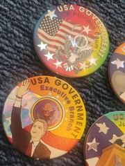Vintage USA Government Holographic POG Set Executive Judicial Legislative Lot
