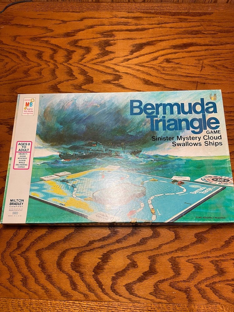 VtG 1975 BERMUDA TRIANGLE Sinister Mystery Cloud Board Game MB Ages 8-Adult 4603