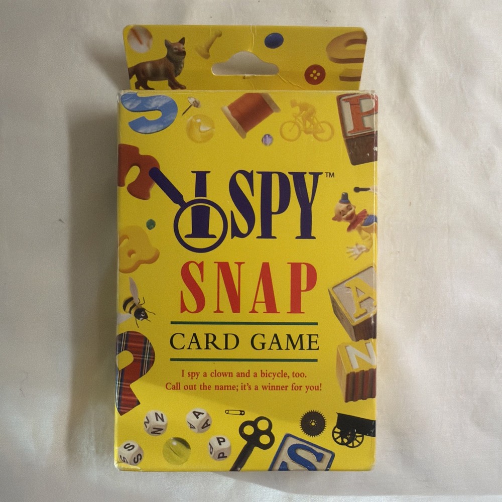 I Spy Snap Card Game Briarpatch 1998 Ages 5 and Up