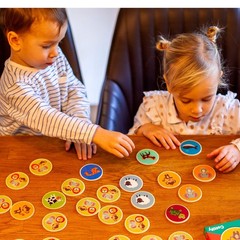 Montessori-Inspired Wooden Matching Game for Toddlers 2-4 Years – Durable, Sc…