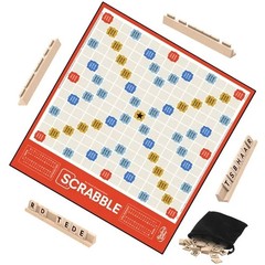 Scrabble Board Game, Fun Family Game for 2-4 Players
