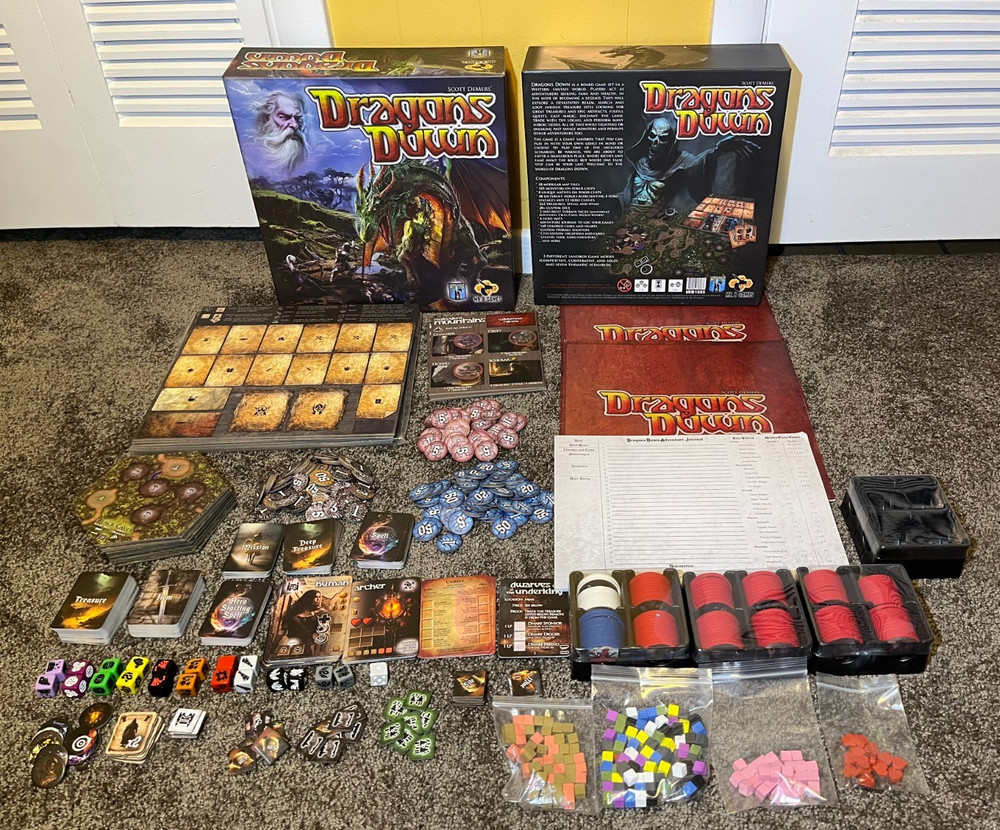Dragons Down – Scott Demers’ – MR. B GAMES – Fantasy – 100% Complete VG++