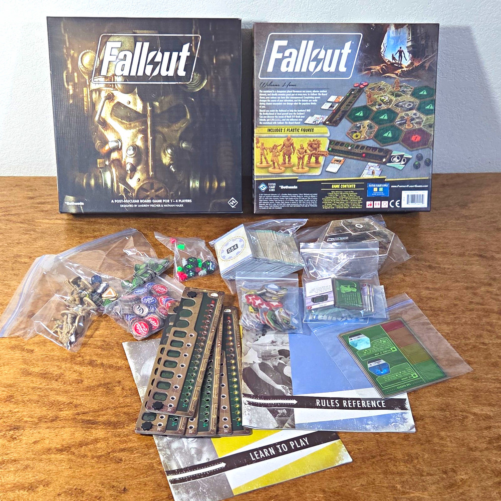 Fantasy Flight Games Fallout Post-Apocalyptic Board Game Miniatures 1-4