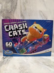 ThinkFun Crash Cats Spring-Loaded Logic Game With 60 Challenges Ravensburger NEW