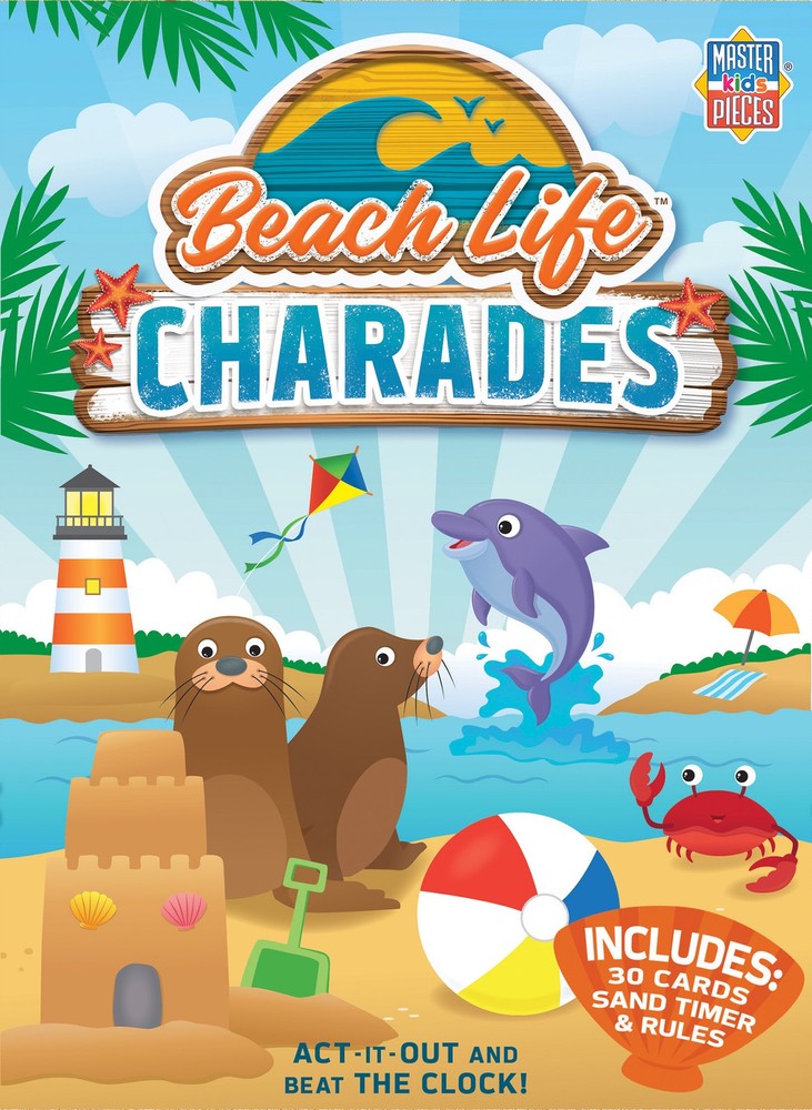 MasterPieces – Beach Life Charades Card Game